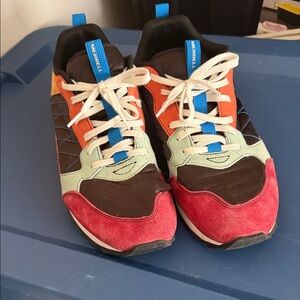 Merrell Men's Red, Orange, and Black Sneakers